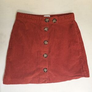 BDG Urban Outfitters Red Corduroy Skirt XS